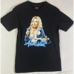 Annie Lederman Wood Shirt Men’s Medium Thread Pull Flaw on Shoulder